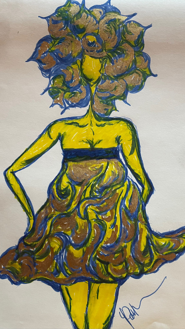 *Greeting Card* Dress by Yolanda Patton, Image 4.