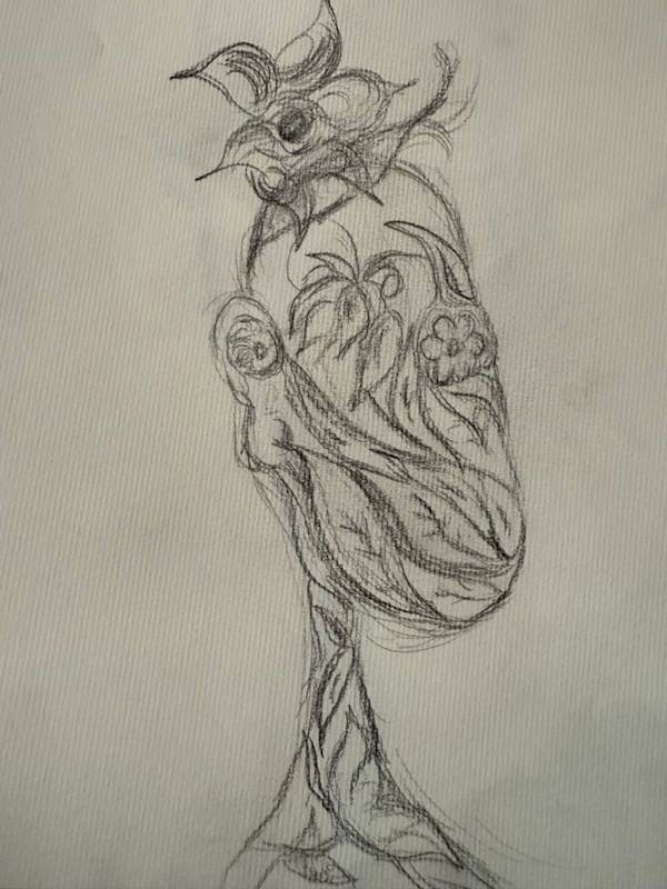 Sketchy Flowers by Yolanda Patton