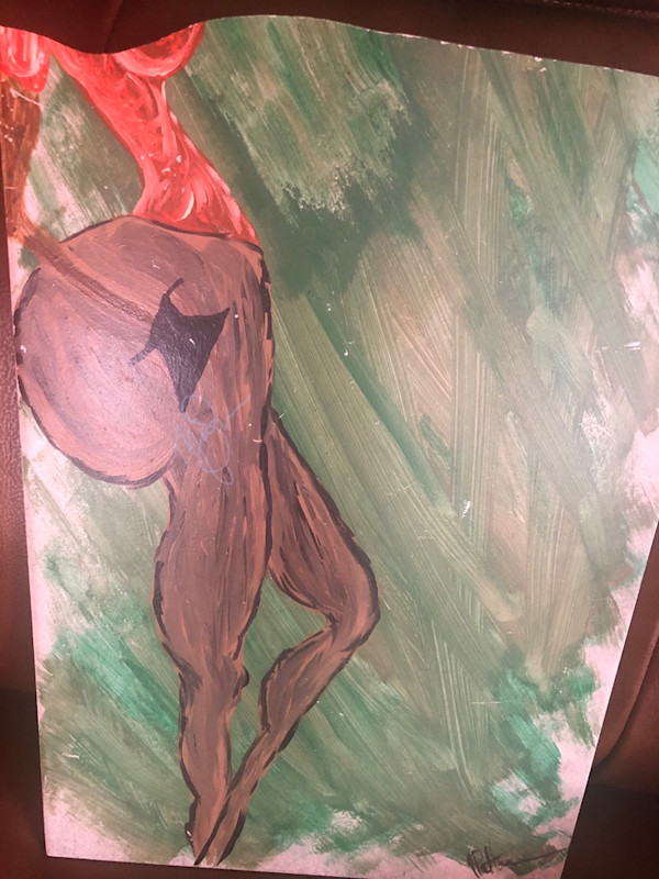 Woman and Wall by Yolanda Patton