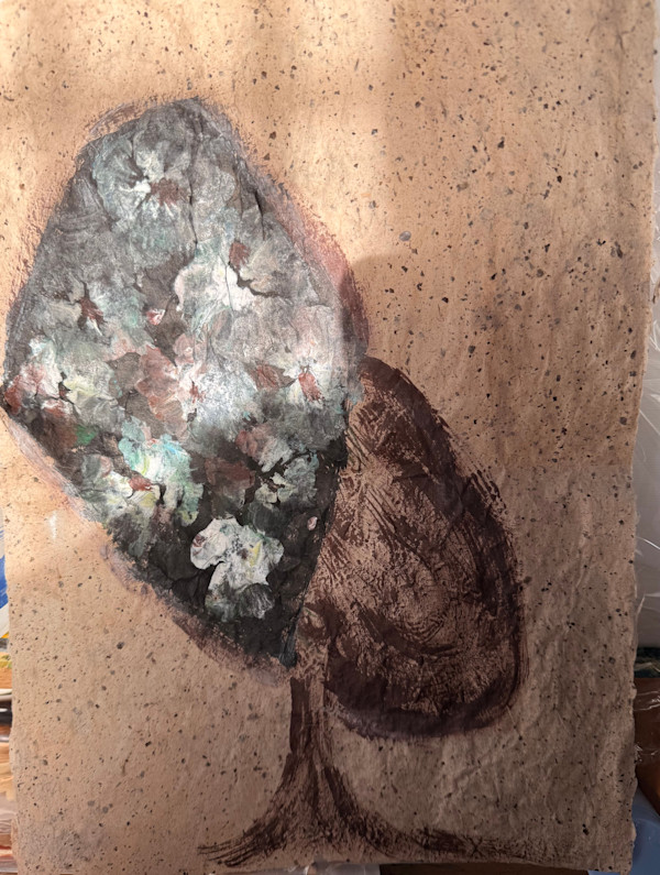Rice Paper & Flowers #6 by Yolanda Patton, Image 1.