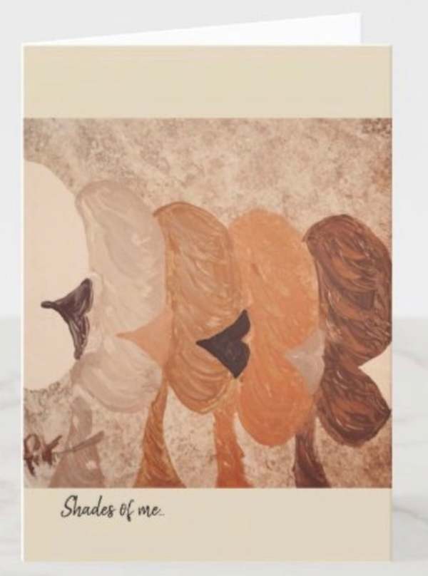 *Greeting Card* Shades of Me / LG Card / 5 x 7" #1 by Yolanda Patton