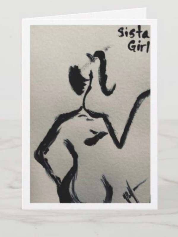 *Greeting Card* Sista Gurl by Yolanda Patton