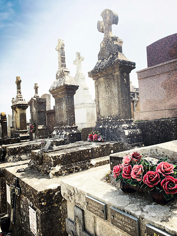 Carcassone Cemetery by Sherry Ross