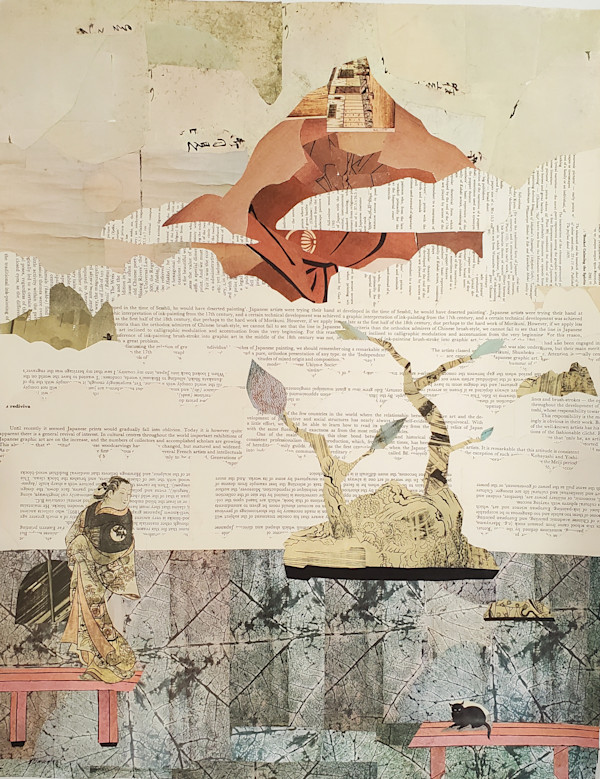 A Mountain, A Woman And A Cat by Lori Markman