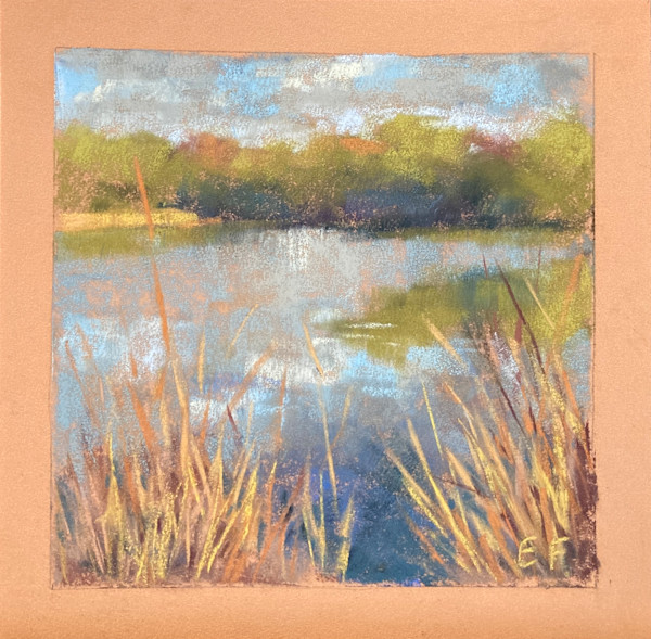 A Peek at Lake Tuggeranong by Emmanuelle Fonsny