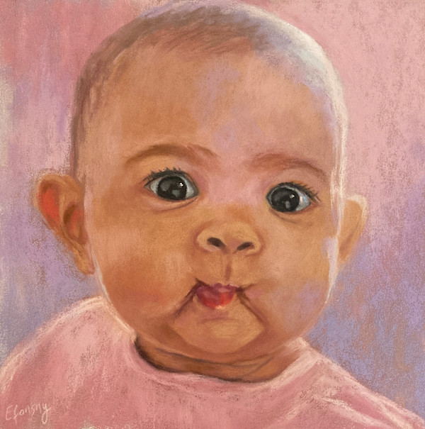 Baby with Pursed Lips by Emmanuelle Fonsny