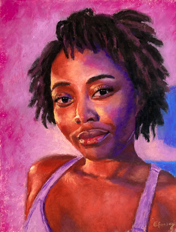 Bathed in Violets by Emmanuelle Fonsny