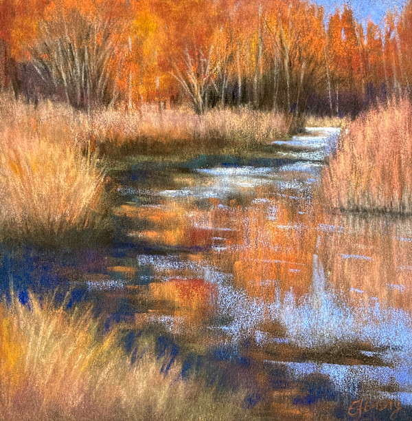 Creek in Autumn by Emmanuelle Fonsny