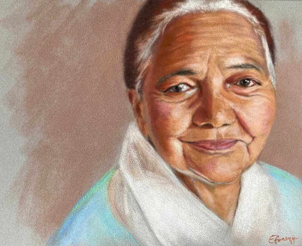 Elderly Woman by Emmanuelle Fonsny