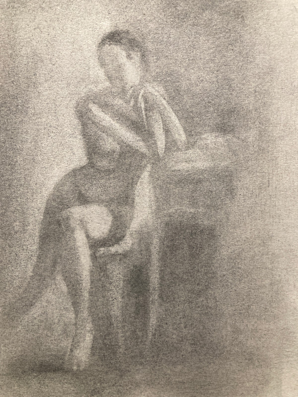 Figure in Light and Shadow No.1 by Emmanuelle Fonsny