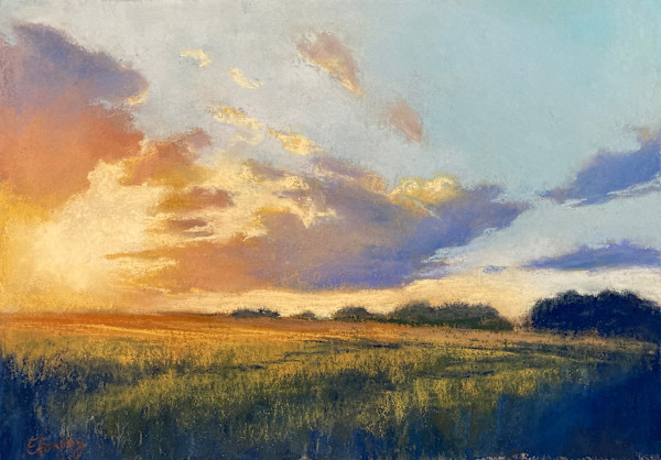 Golden Setting Sun by Emmanuelle Fonsny