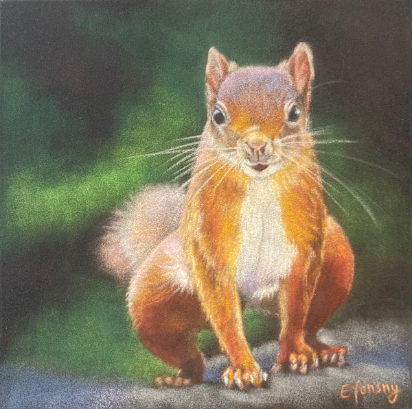 Happy Squirrel by Emmanuelle Fonsny