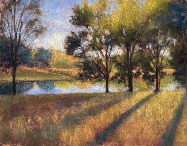 Last Light at Lake Tuggeranong by Emmanuelle Fonsny