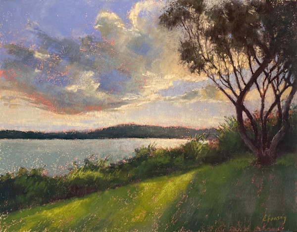 Last Sun Rays at South Head by Emmanuelle Fonsny