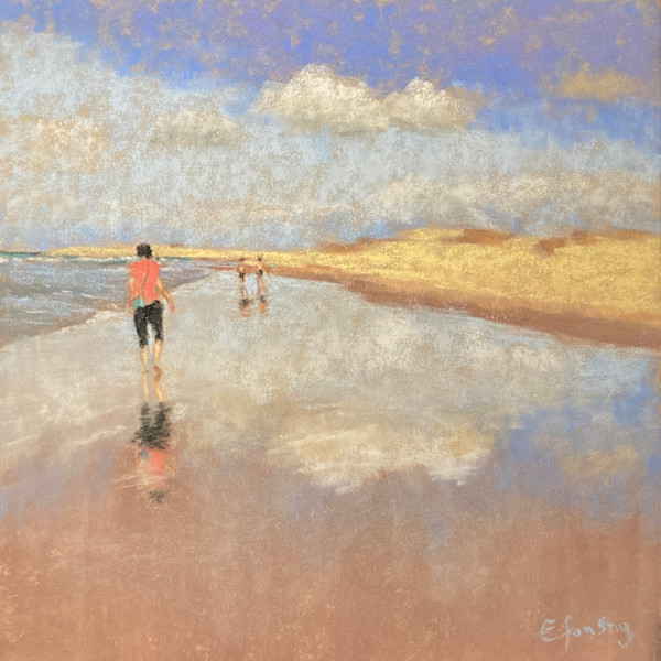 Stroll on the Beach by Emmanuelle Fonsny