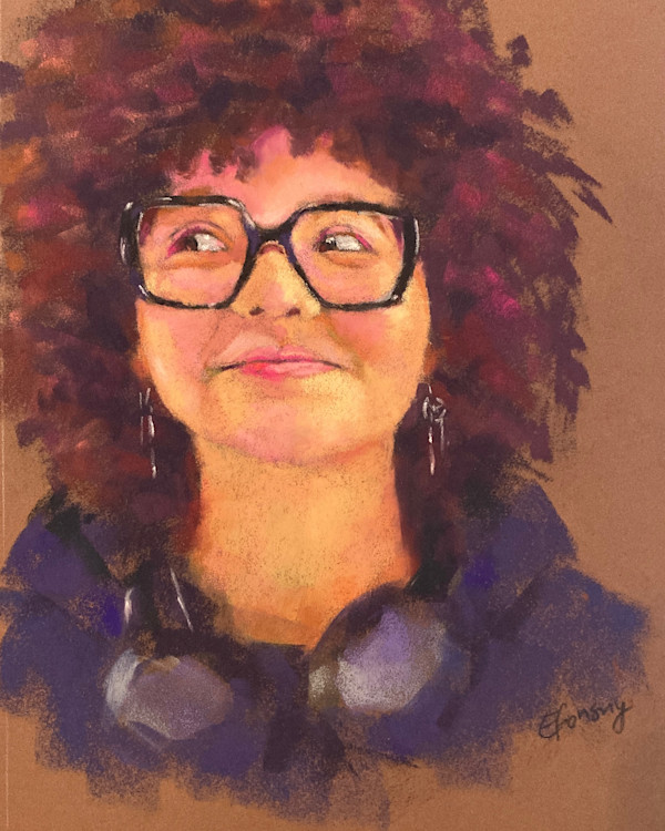 The Girl with Frizzy Hair by Emmanuelle Fonsny