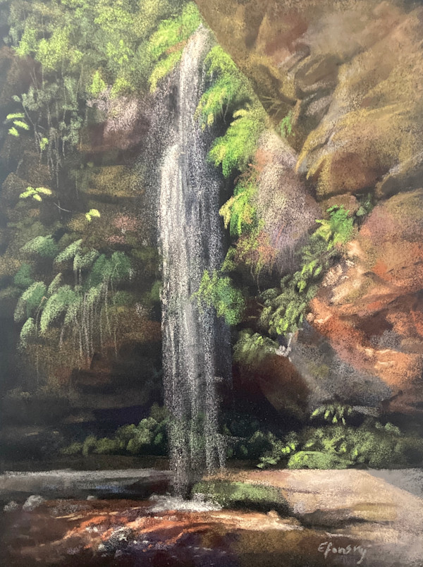 The Secluded Waterfall by Emmanuelle Fonsny