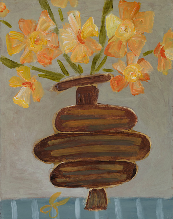 Orange scissors by Brigitte Girling, Image 1.
