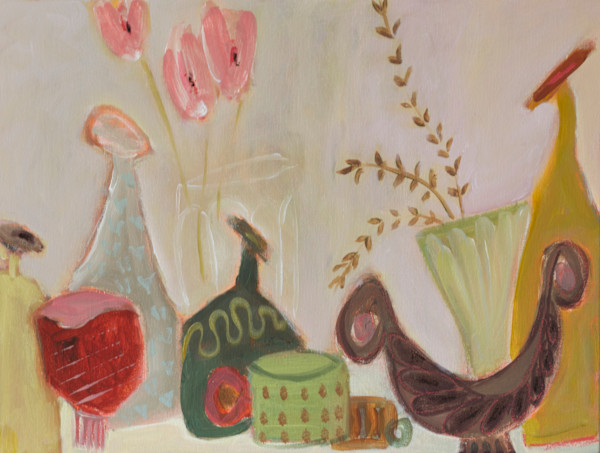 Red Pot by Brigitte Girling, Image 1.