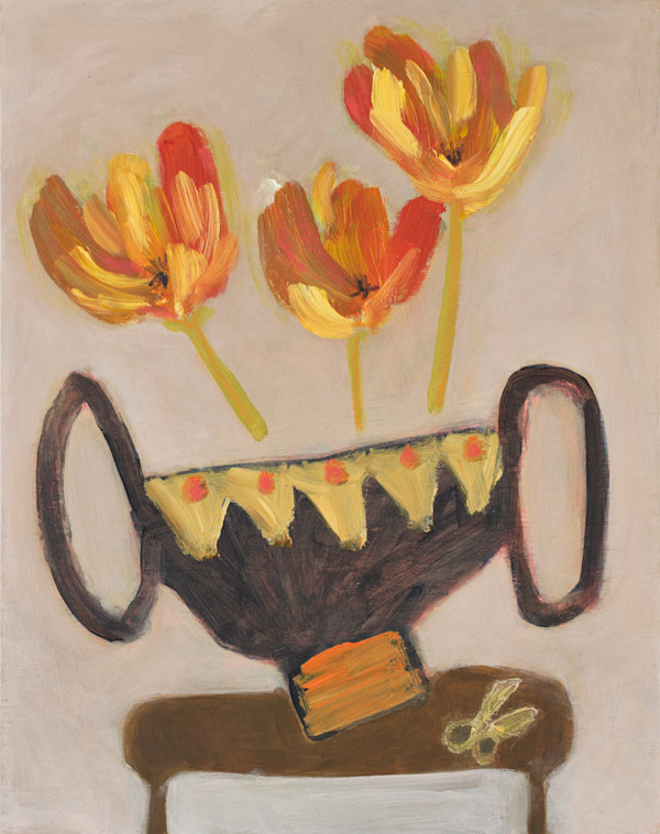 Yellow scissors by Brigitte Girling, Image 1.