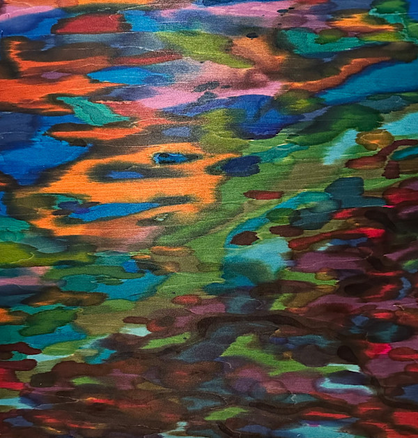 Koi Kissing My Hands by Stafford Wood