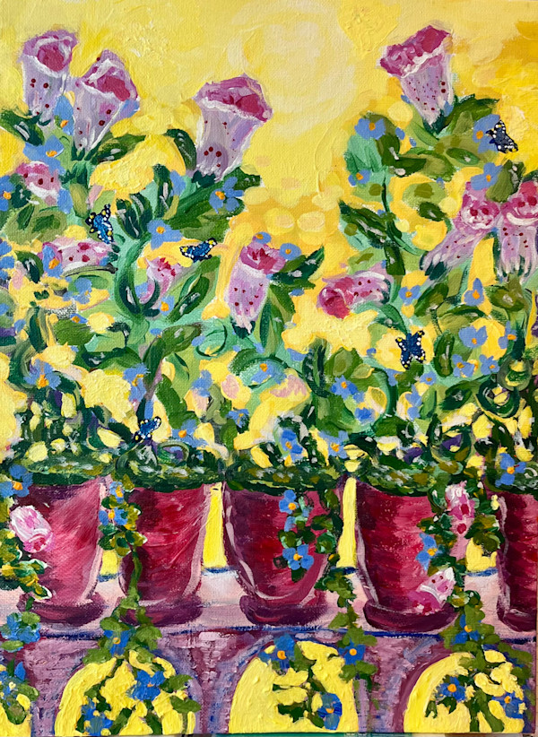 Auntie’s garden by Genie Baranoff