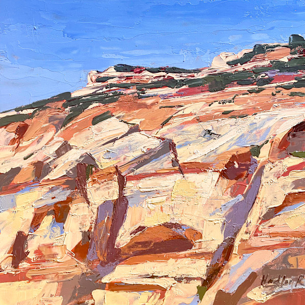 Cliff Face, Grand Wash, Capitol Reef by Hadley Rampton
