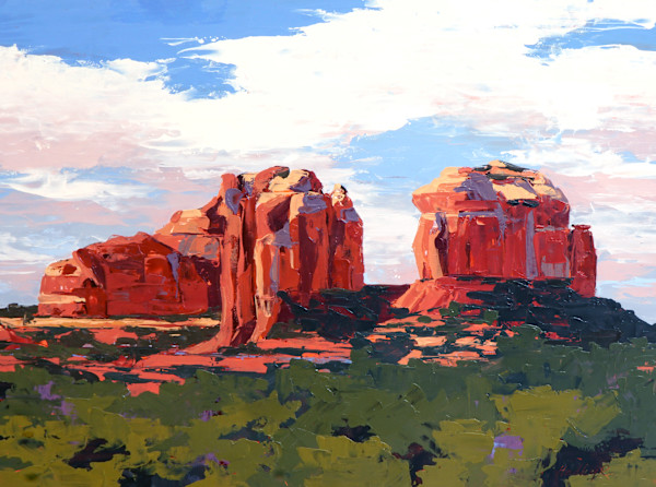 Parting Clouds, Sedona by Hadley Rampton