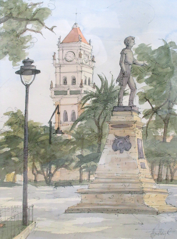 Plaza 25 de Mayo, Sucre, Bolivia by Hadley Rampton