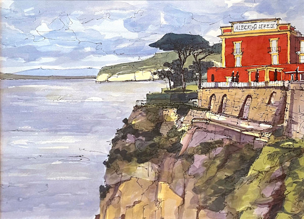 Sorrento View, Italy by Hadley Rampton