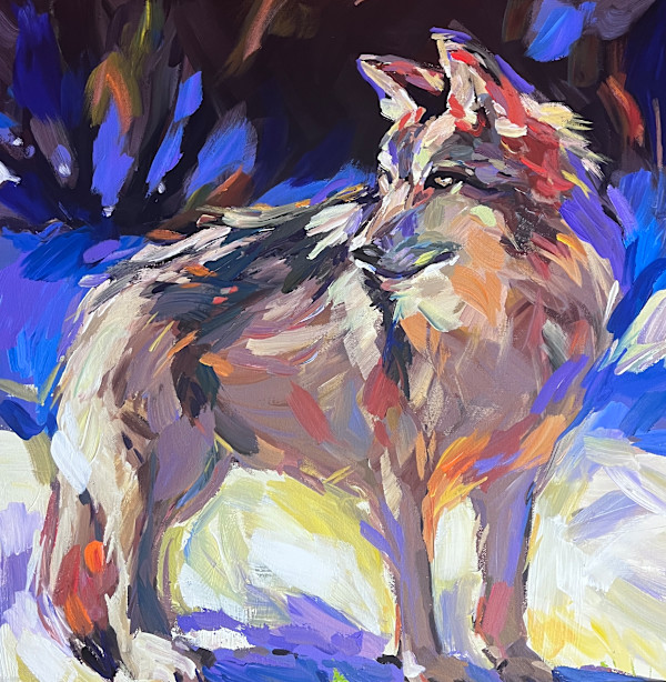 Wolf in the Snow by Laura Green