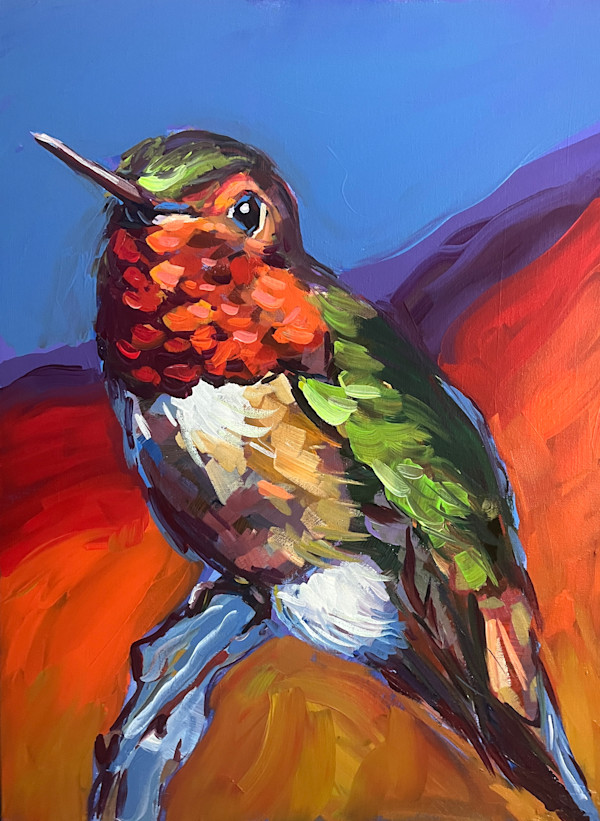Allen's Hummingbird by Laura Green