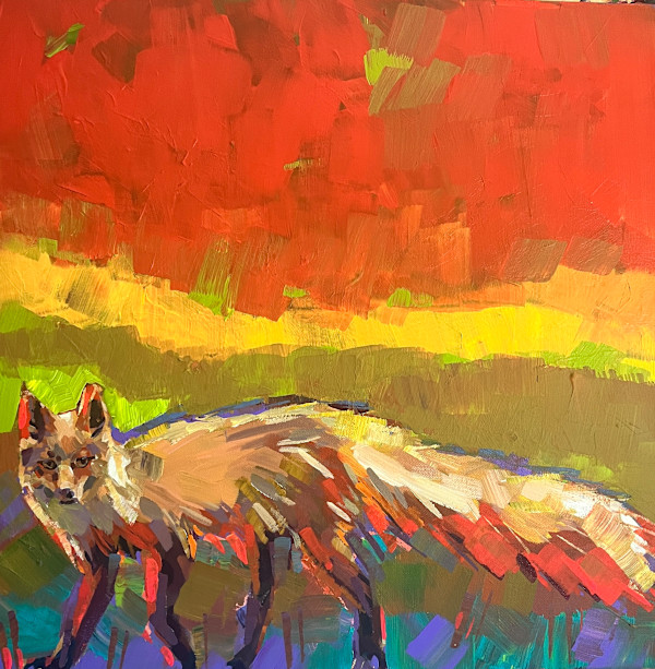 Fox Creeping by Laura Green