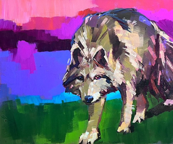 Wolf Leering by Laura Green, Image 1.