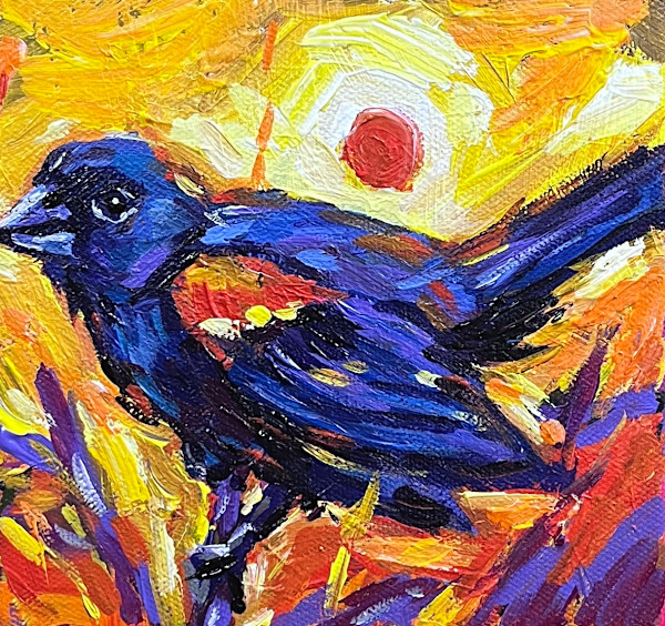 Red-winged Blackbird by Laura Green, Image 1.