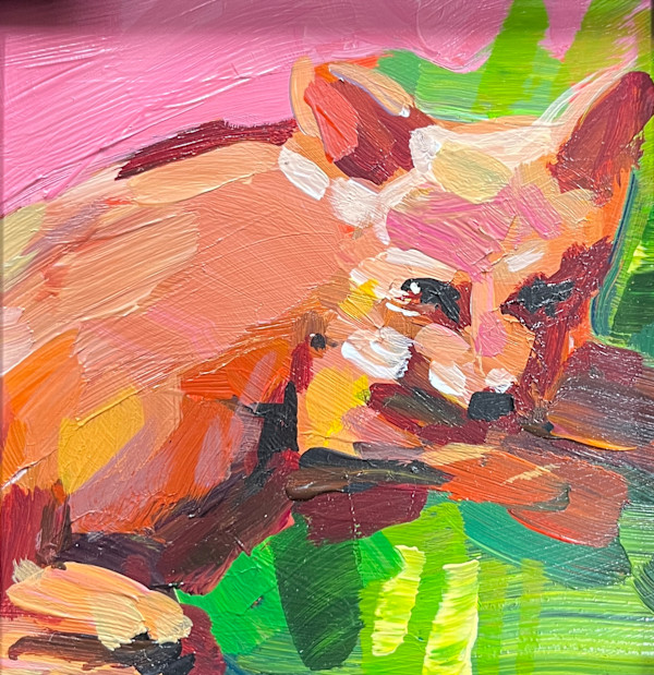 Fox Waiting by Laura Green