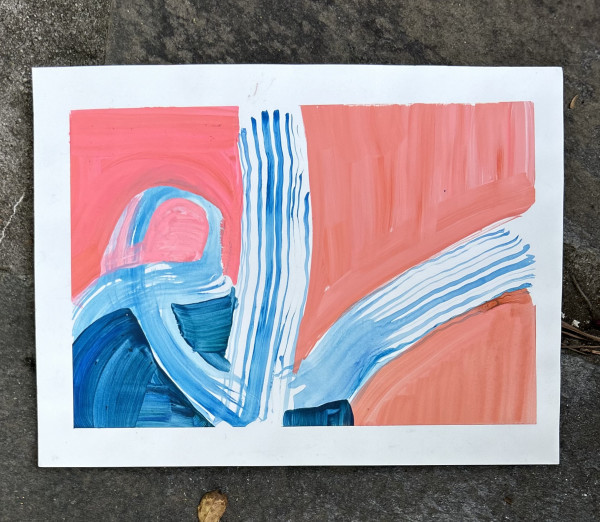 peach swirl by MOLLY HOWELL