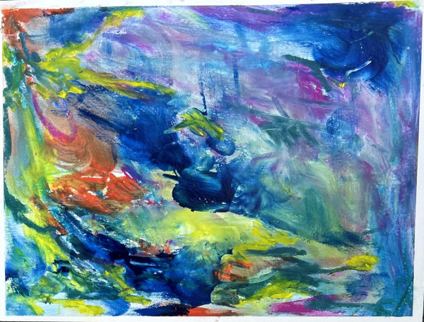 neon blues! by MOLLY HOWELL