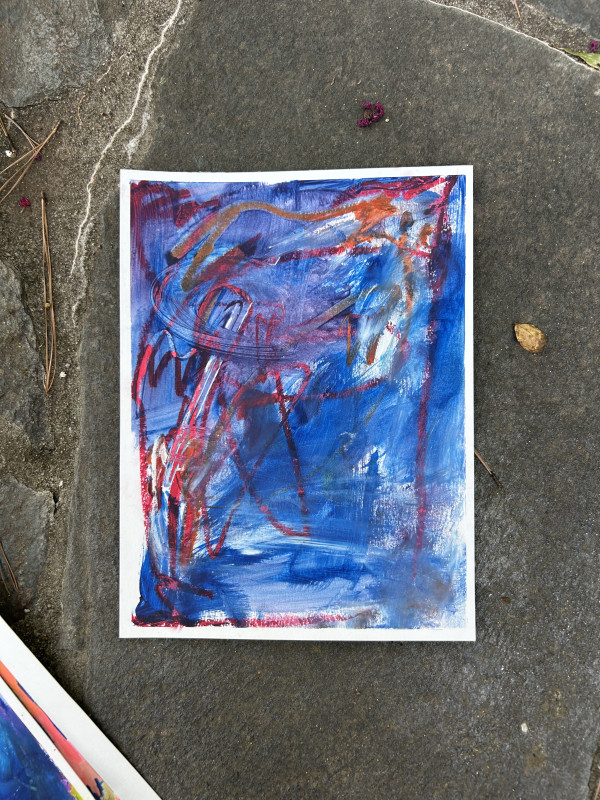 blue and red by MOLLY HOWELL