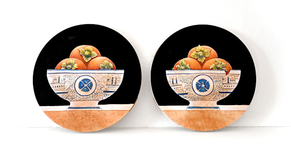 Persimmon 1 & 2 by E. E. Kono, Image 1.