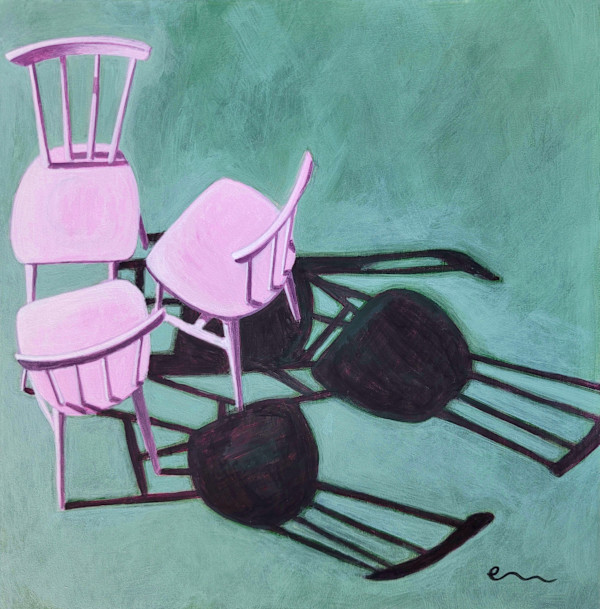 No. 15 Chairs and Shadows Series by Emily Bharatiya