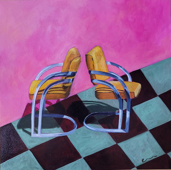 No. 12 Chairs and Shadows Series by Emily Bharatiya