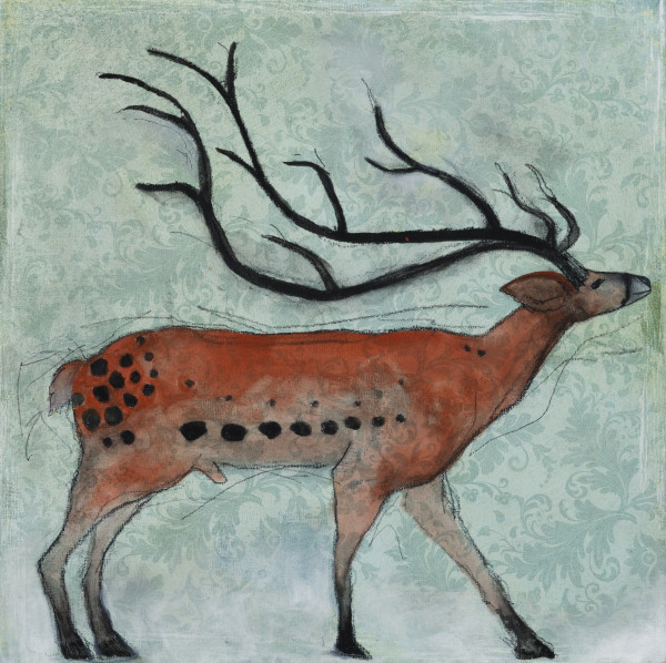 Golden Deer by Susan  Schiesser