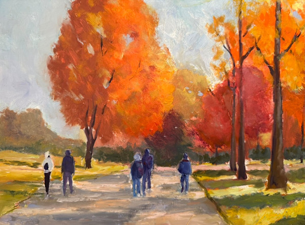 Autumn Stroll by Janice Tippett