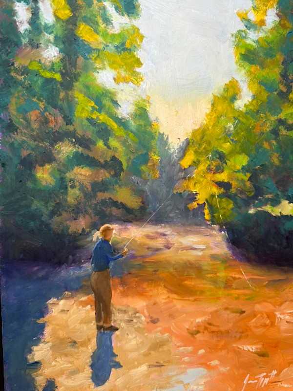 Fly Fishing Serenity by Janice Tippett