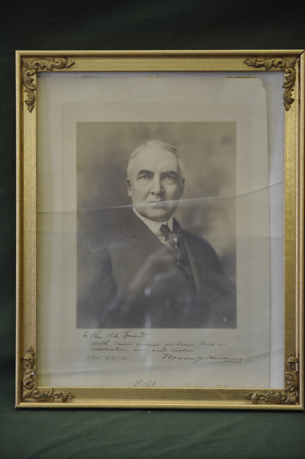 Photograph of President William Harding