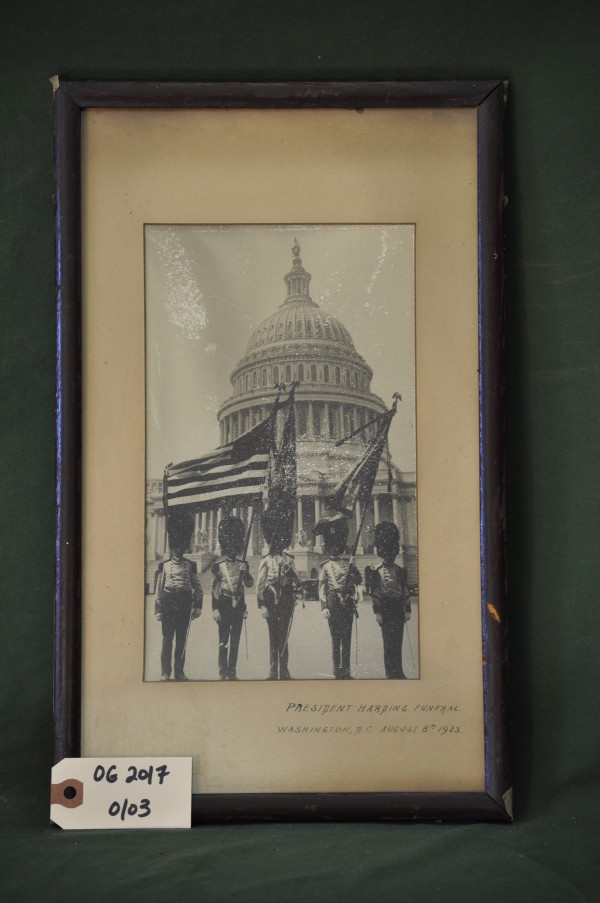 Five Old Guardsmen at President Harding's Funeral, Washington, D.C.