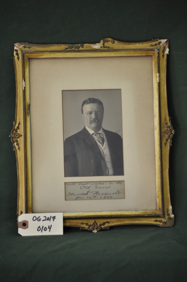 Signed Portrait of Theodore Roosevelt