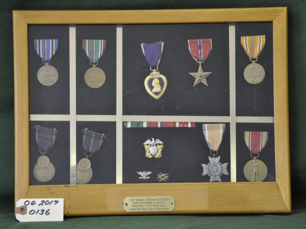 Collection of Medals of Captain Arthur J. Benline, USN (Retired)