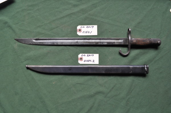 Military Knife With Scabbard
